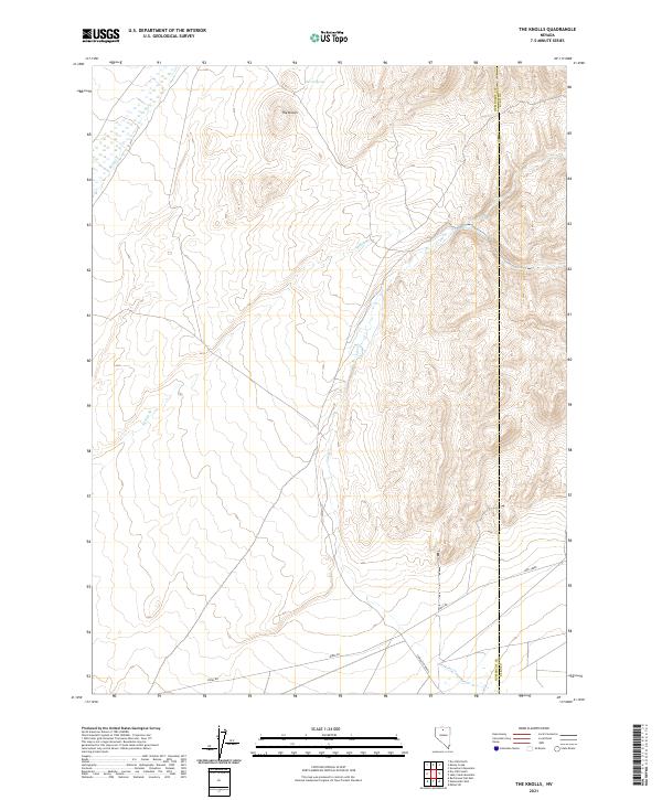 USGS Topographic Map – The Knolls