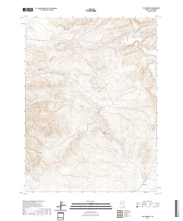 USGS Topographic Map – The Narrows