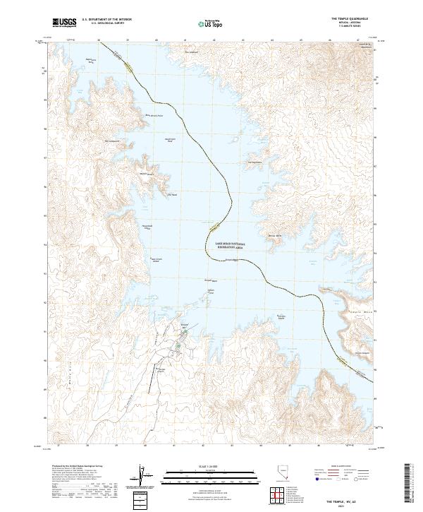 USGS Topographic Map – The Temple