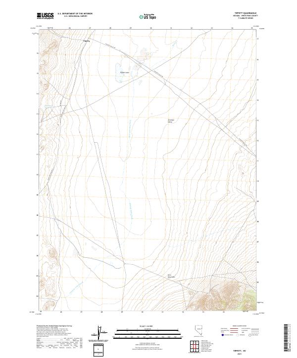 USGS Topographic Map – Tippett