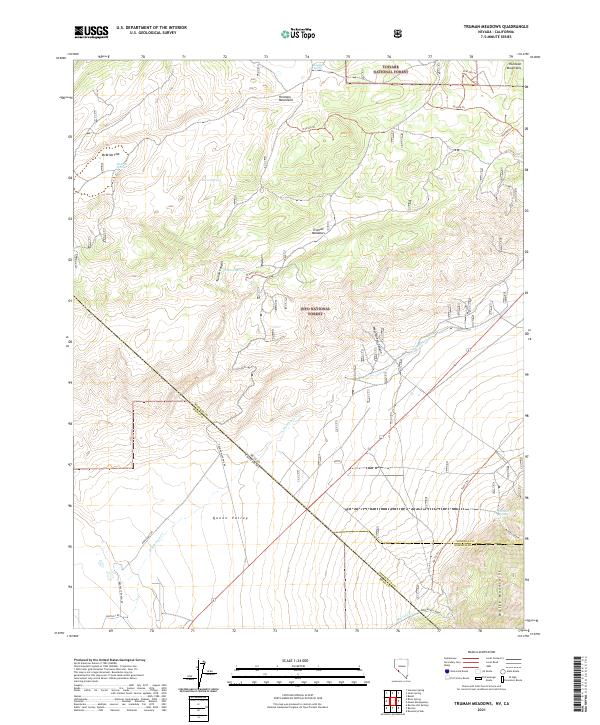 USGS Topographic Map – Truman Meadows