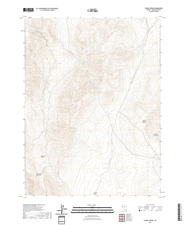 USGS Topographic Map – Tunnel Spring