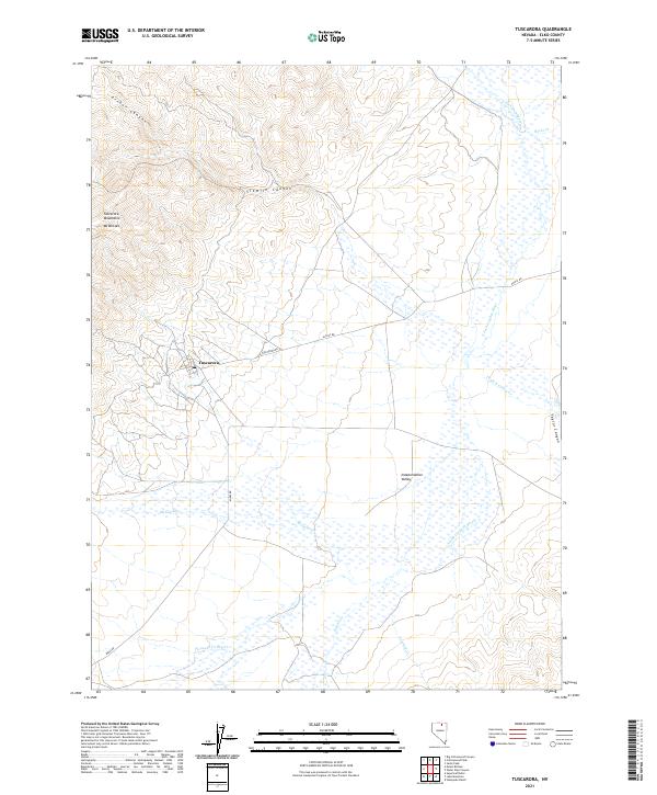 USGS Topographic Map – Tuscarora