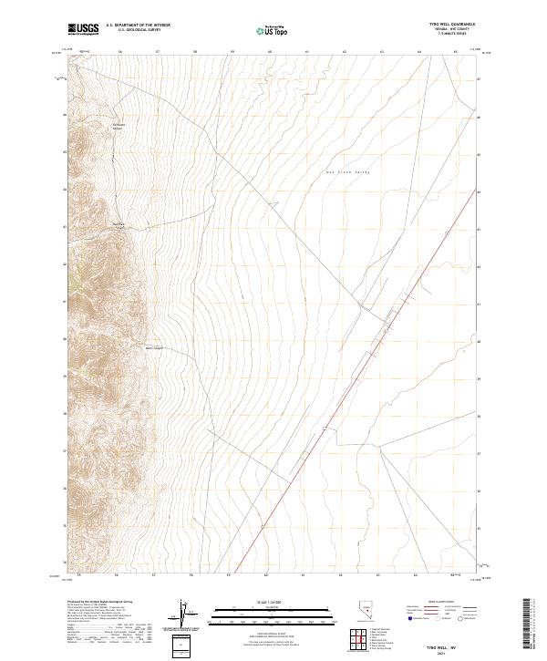 USGS Topographic Map – Tybo Well