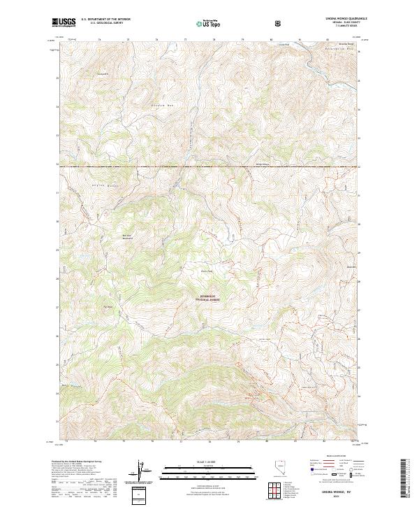 USGS Topographic Map – Ungina Wongo