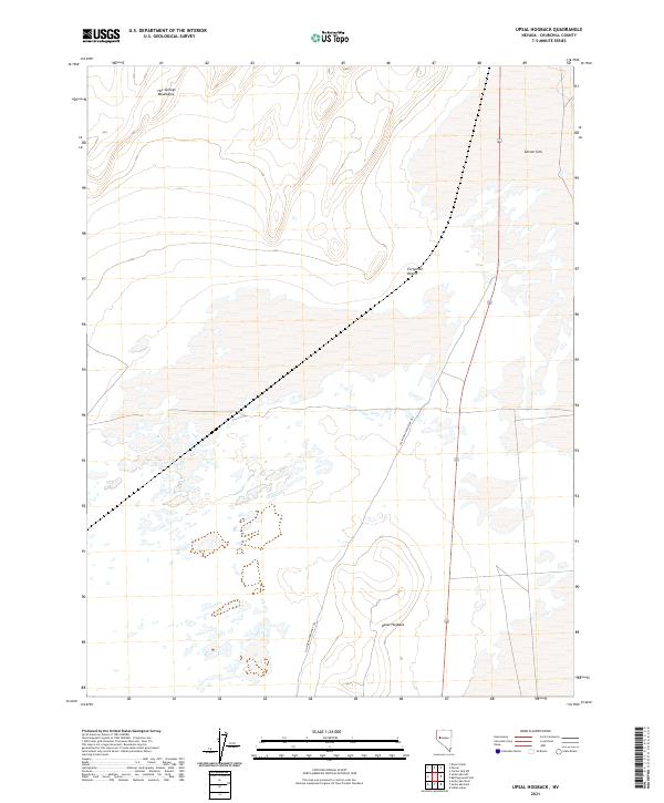 USGS Topographic Map – Upsal Hogback