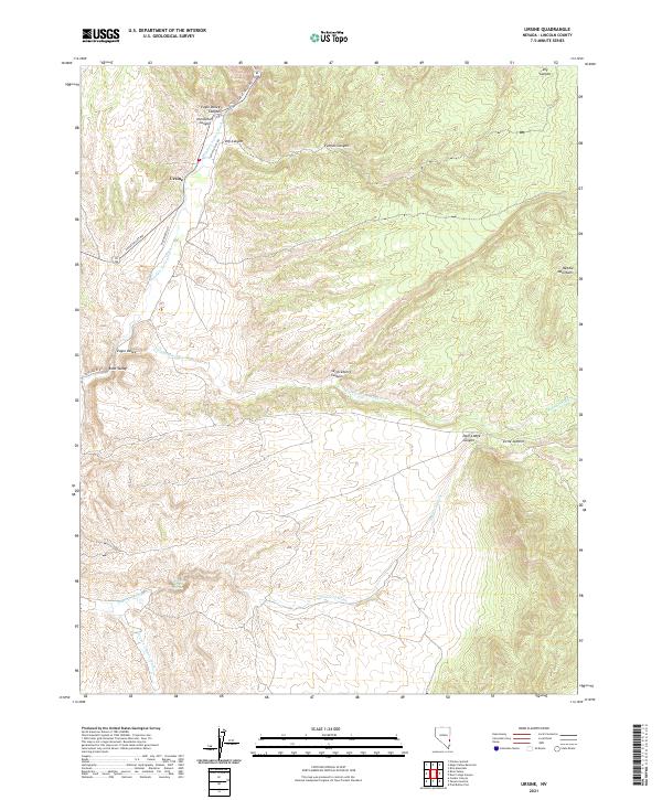 USGS Topographic Map – Ursine