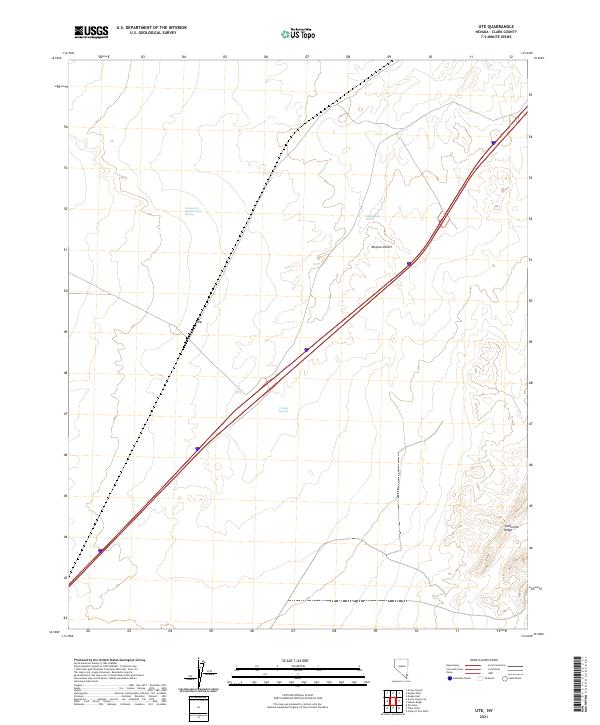 USGS Topographic Map – Ute