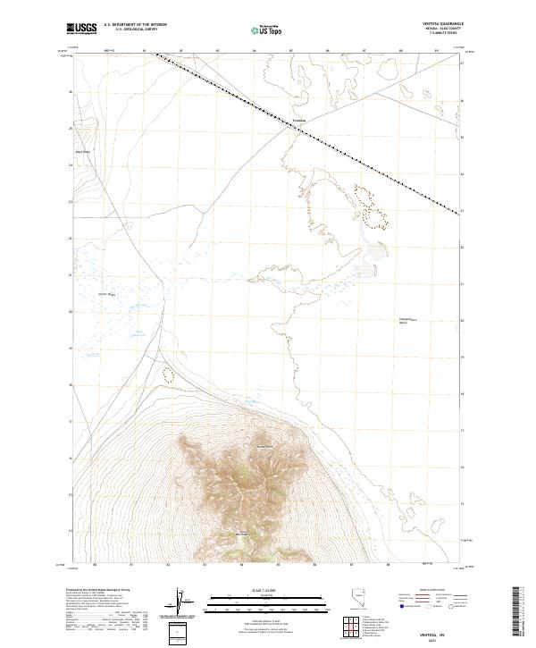 USGS Topographic Map – Ventosa