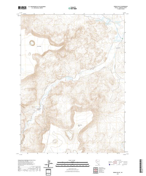 USGS Topographic Map – Virgin Valley
