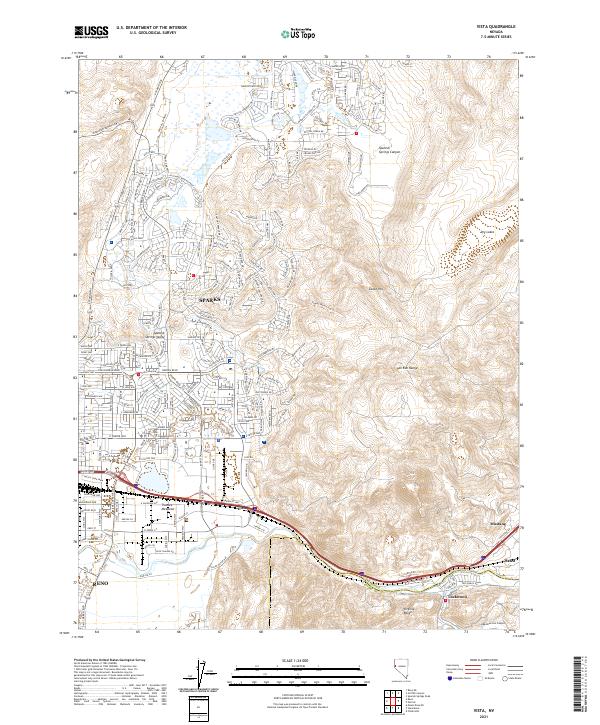 USGS Topographic Map – Vista