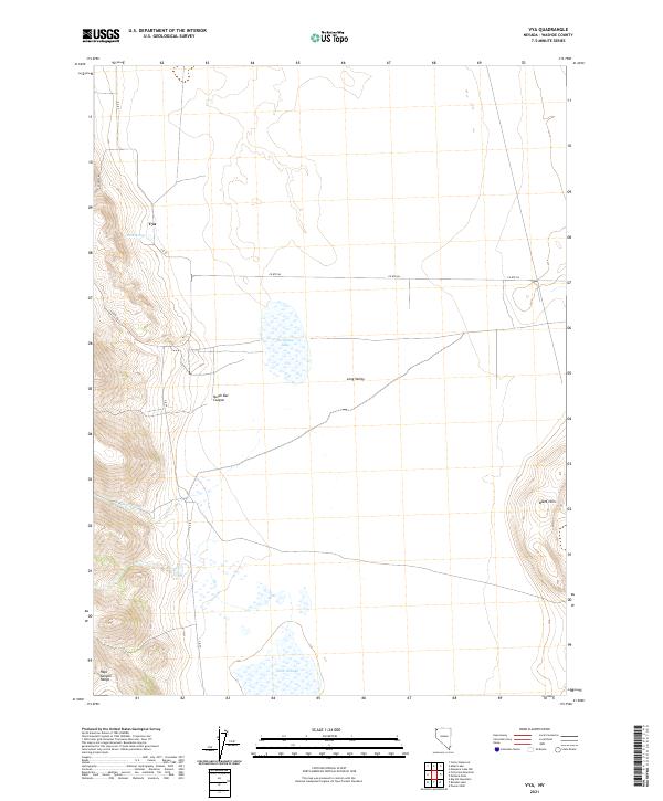 USGS Topographic Map – Vya
