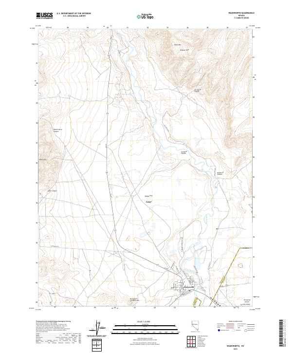 USGS Topographic Map – Wadsworth