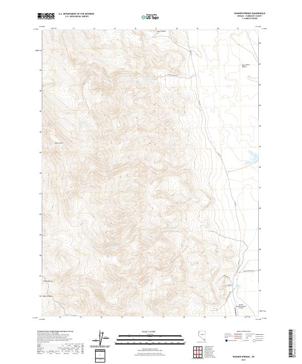 USGS Topographic Map – Wagner Springs