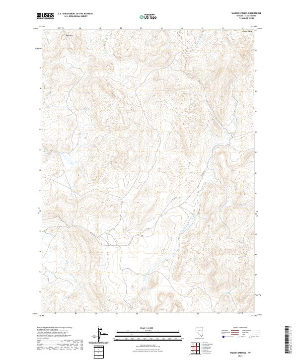 USGS Topographic Map – Wagon Springs