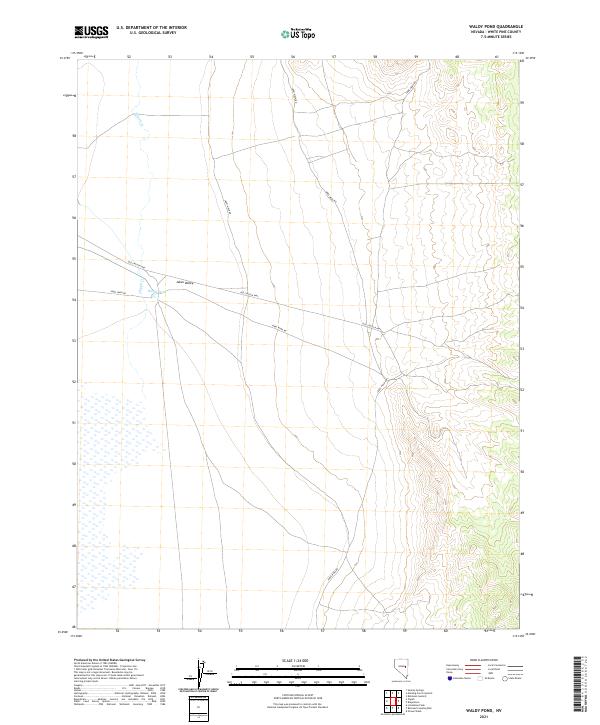 USGS Topographic Map – Waldy Pond