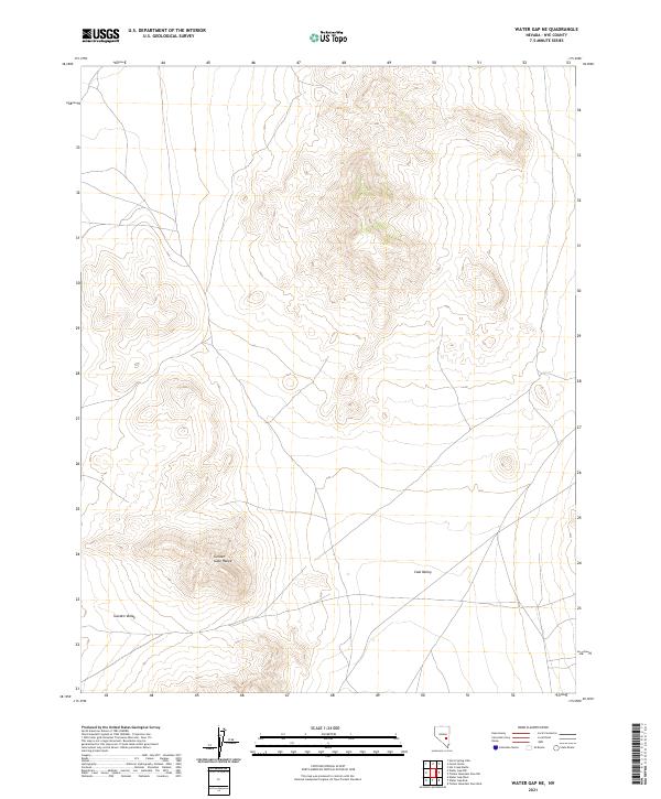 USGS Topographic Map – Water Gap NE