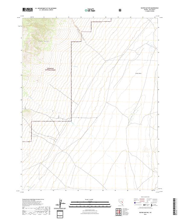 USGS Topographic Map – Water Gap NW