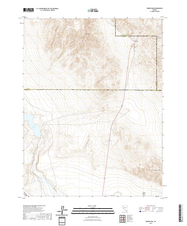 USGS Topographic Map – Weber Dam