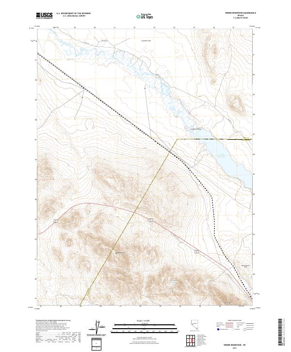 USGS Topographic Map – Weber Reservoir