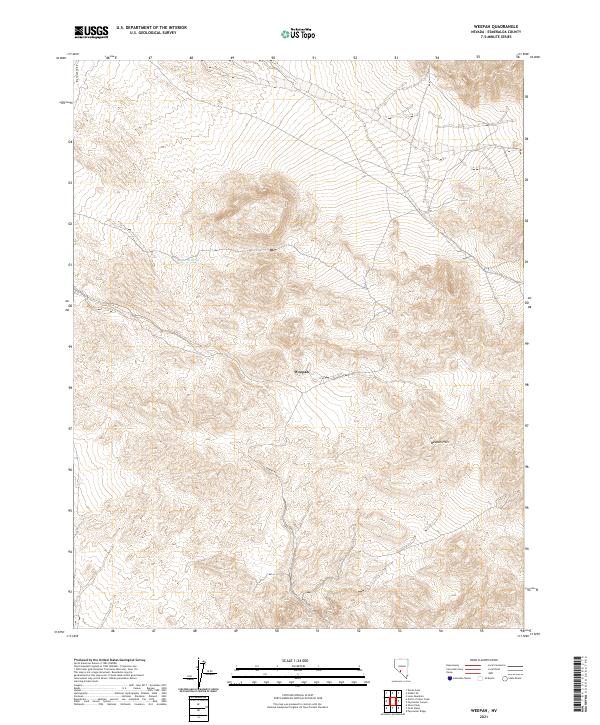USGS Topographic Map – Weepah