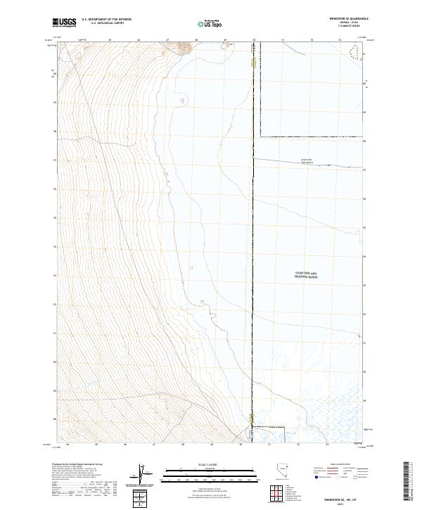 USGS Topographic Map – Wendover SE
