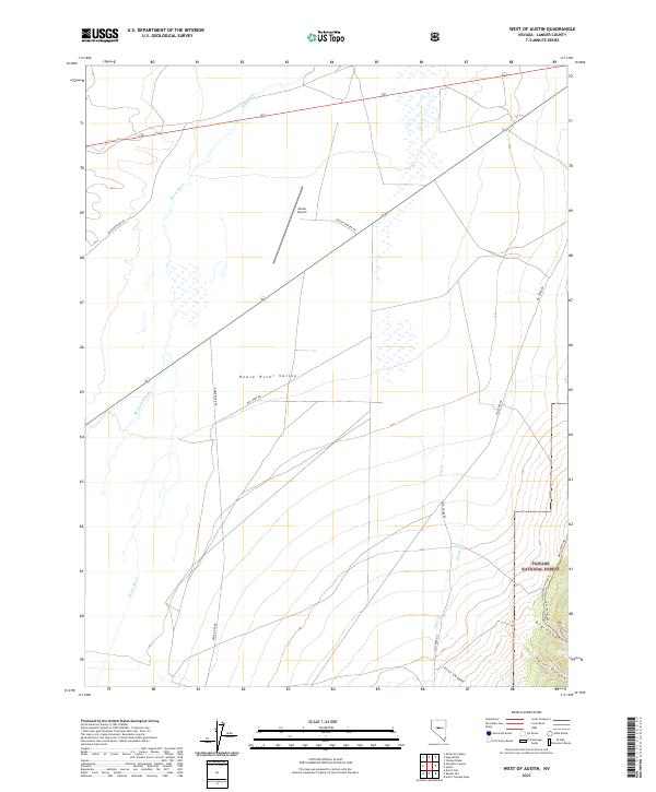 USGS Topographic Map – West of Austin