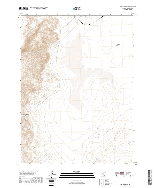 USGS Topographic Map – West of Empire
