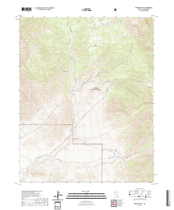 USGS Topographic Map – Wheeler Well