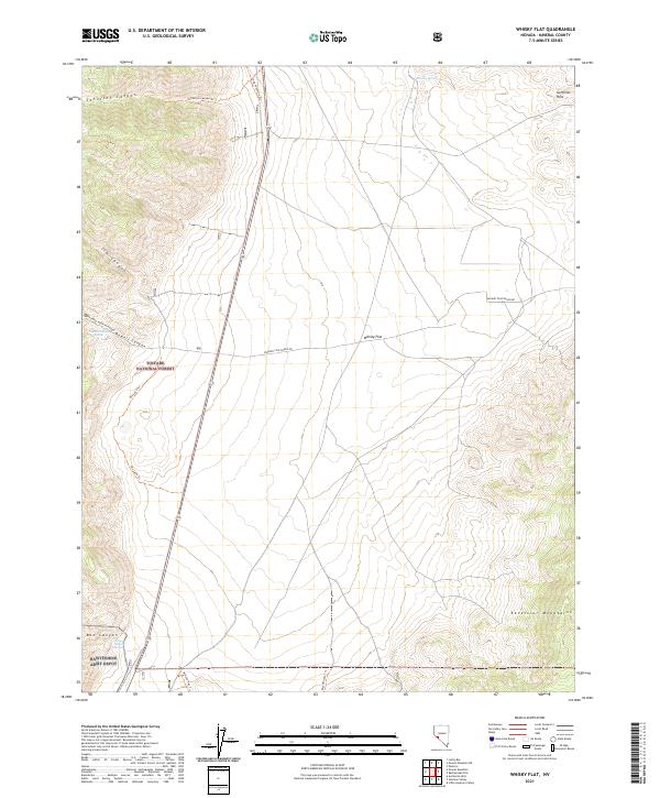 USGS Topographic Map – Whisky Flat