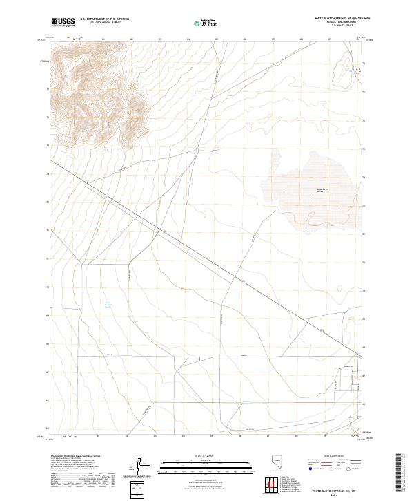 USGS Topographic Map – White Blotch Springs NE