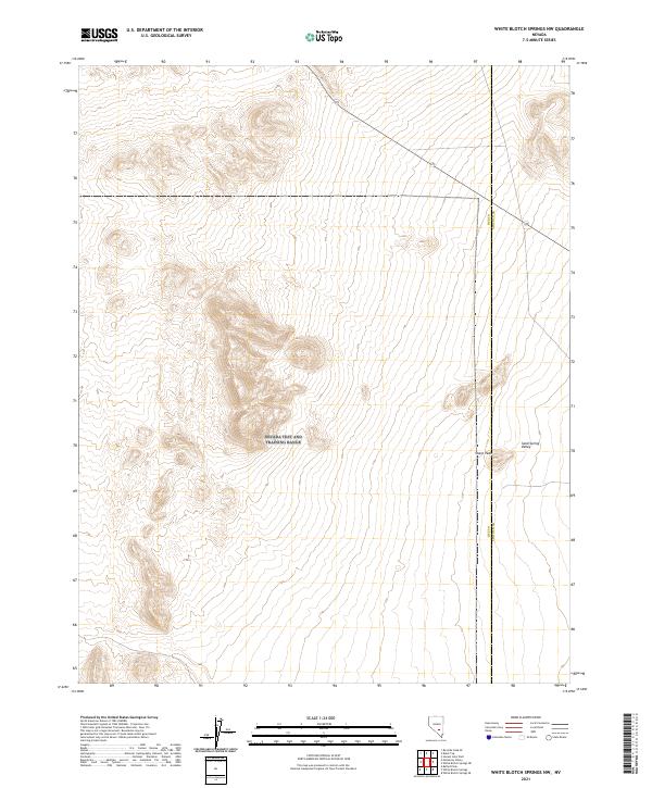 USGS Topographic Map – White Blotch Springs NW