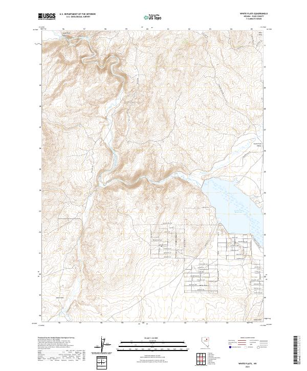 USGS Topographic Map – White Flats