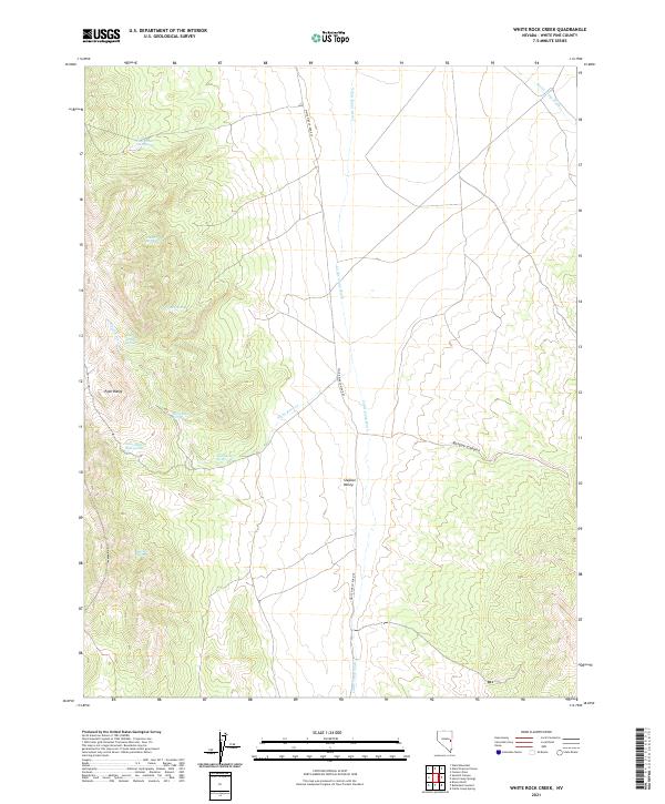 USGS Topographic Map – White Rock Creek