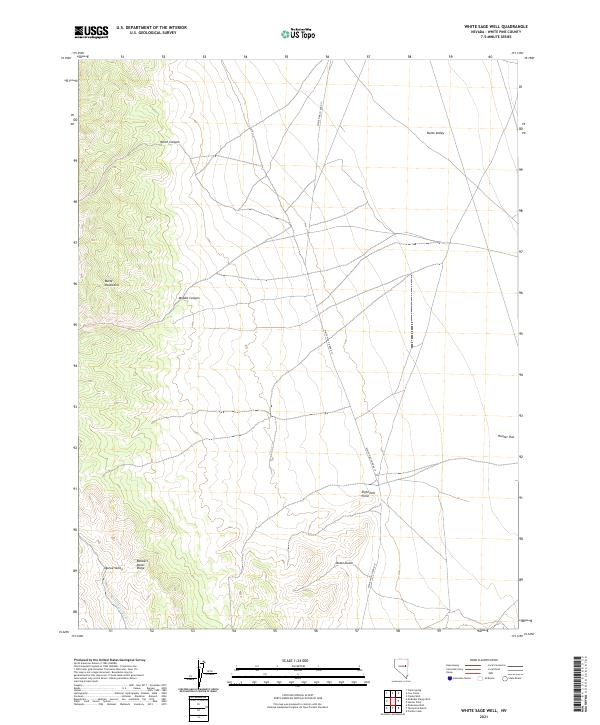 USGS Topographic Map – White Sage Well