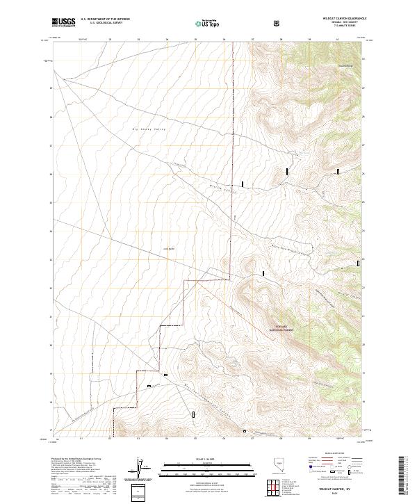 USGS Topographic Map – Wildcat Canyon