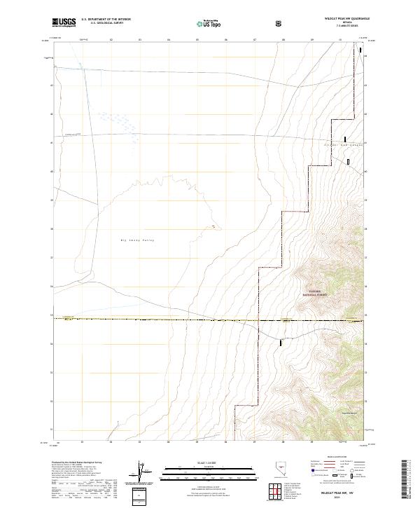 USGS Topographic Map – Wildcat Peak NW