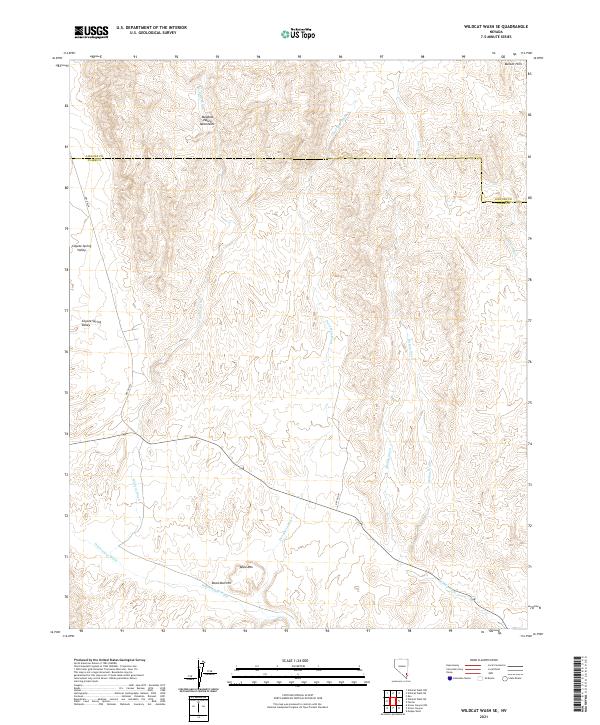 USGS Topographic Map – Wildcat Wash SE