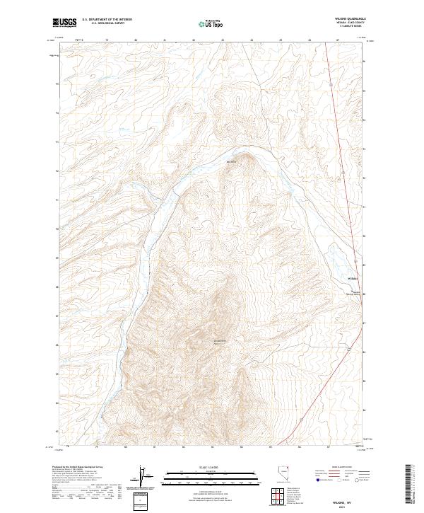 USGS Topographic Map – Wilkins