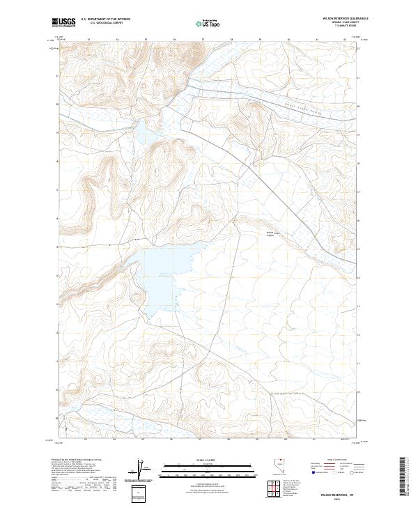 USGS Topographic Map – Wilson Reservoir