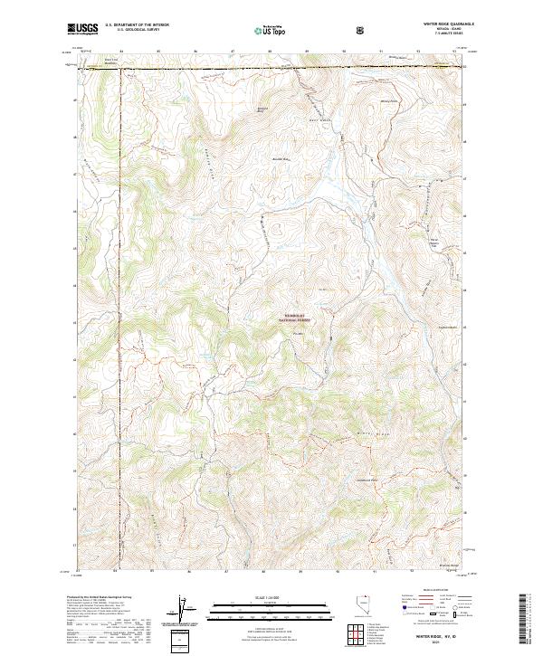 USGS Topographic Map – Winter Ridge