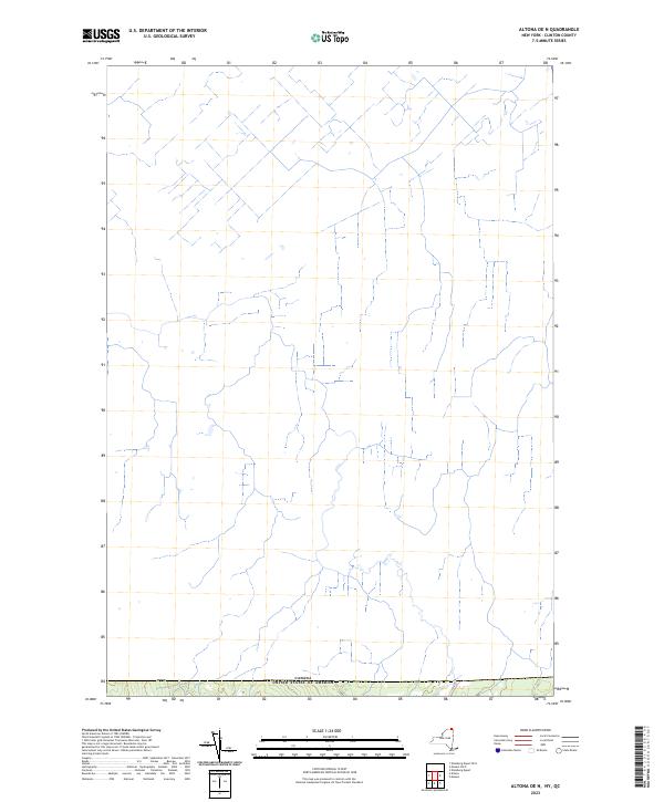 USGS Topographic Map – Altona OE N
