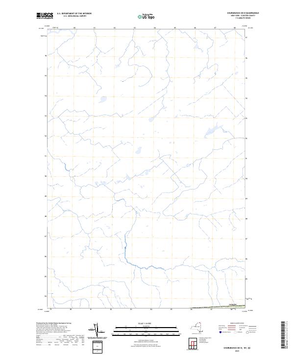 2023 Map of Churubusco OE N, 2023 Print