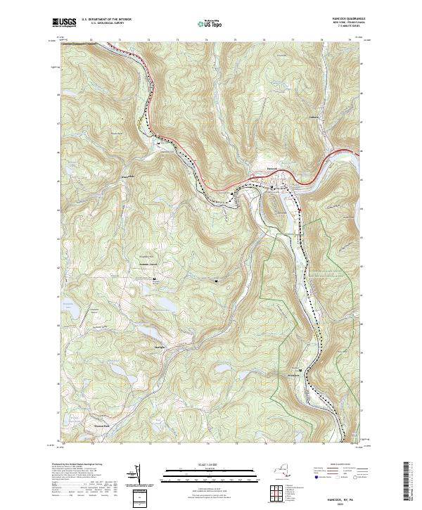 USGS Topographic Map – Hancock