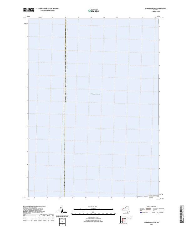 2023 Map of Lyndonville OE N, 2023 Print