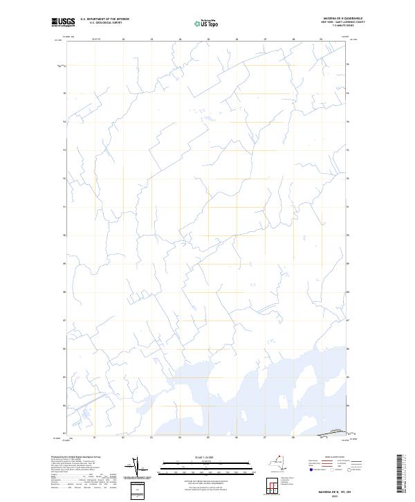 2023 Map of Massena OE N, 2023 Print