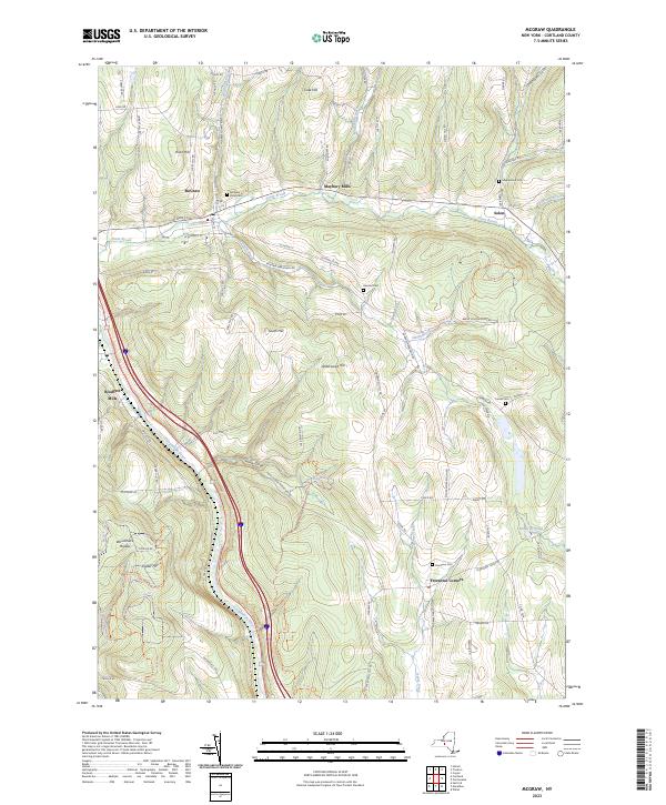 USGS Topographic Map – McGraw