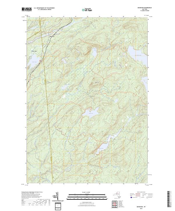 USGS Topographic Map – McKeever