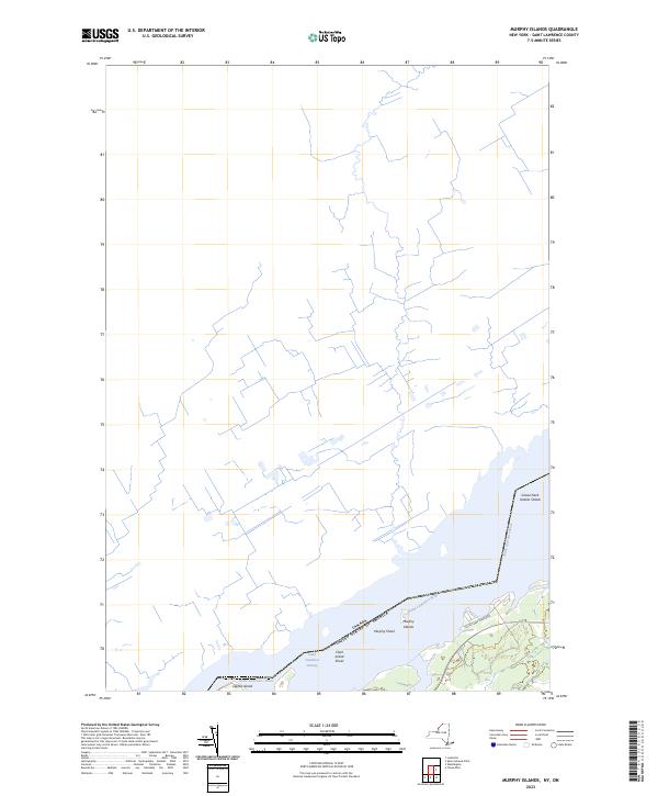 USGS Topographic Map – Murphy Islands