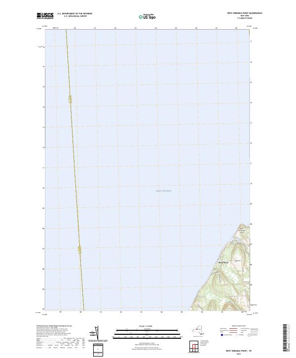 USGS Topographic Map – West Ninemile Point